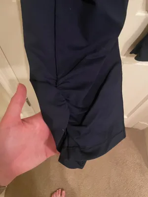 Calia by Carrie Navy Capri Ruched Leggings thumbnail 6