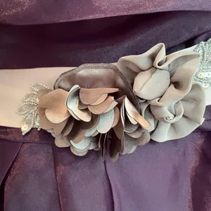 White by Vera Wang‎ Strapless Tulle Dress Purple 12 thumbnail 2