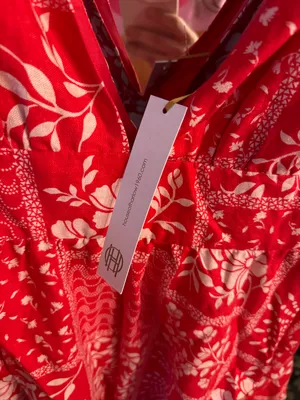 House Of Harley Red Paisley Dress thumbnail 3