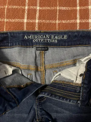 American Eagle Denim Shorts Shortie High-Rise thumbnail 5