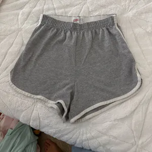 Soffe Gray Athletic Shorts with White Trim thumbnail 1