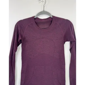 Lululemon Womens Top Purple Swiftly Tech Long Sleeve Crew Tee Stretch Size 4 thumbnail 7