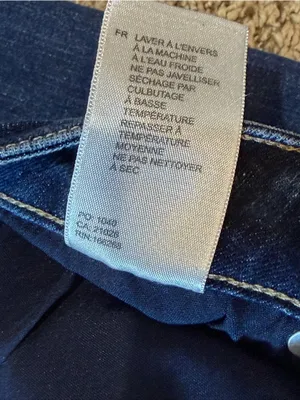 Lola High Rise Straight Denver W. Blk Jeans, size 26 thumbnail 8
