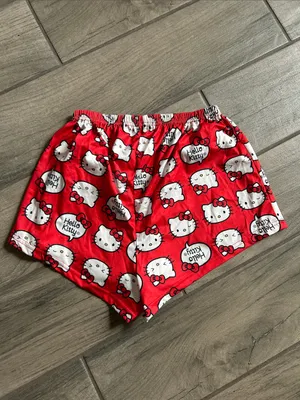 Hello Kitty Red and White Sleep Shorts thumbnail 4