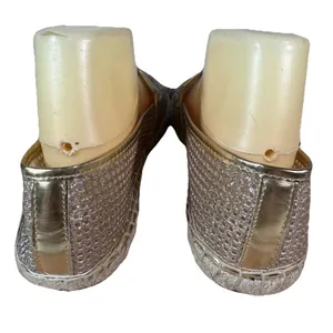 Michael Kors Kendrick Slip On Pixie Fine Perforated Espadrille Flat Gold Size 10 thumbnail 7