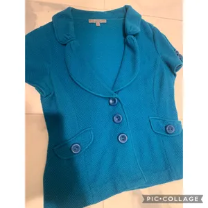Classiques Entier Nordstrom short sleeve sweater jacket blazer cashmere blend thumbnail 7