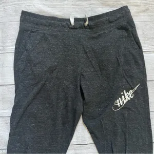Nike Gray Cropped Sweatpants thumbnail 2