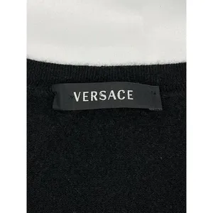 Versace Womens Black V Neck Long Sleeve Sweater Size 42 SKU 7360 thumbnail 3