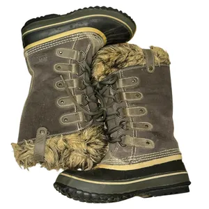 Sorel Joan of Arctic Waterproof Winter Boots Quarry‎ & Black Size 6 thumbnail 5