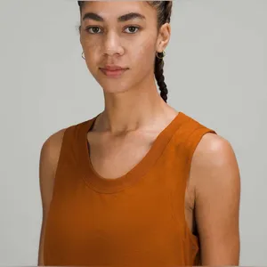 Lululemon All Yours Tank Maxi Dress Butternut Brown sleeveless‎ cotton lounge thumbnail 4