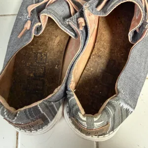 Hey Dude Wendy Boho Gray Size 9 Slip On Casual Gray Peach thumbnail 5