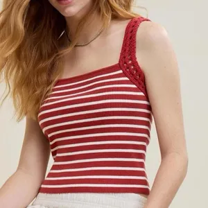 Aerie Crochet Sweater Tank Top Size Large thumbnail 1