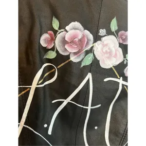 Women's S Andrew Marc New York Womens Black Leather Off Center Zip Jacket Coat p thumbnail 8