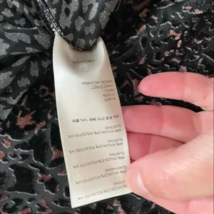 We The Free People Teddy Boxy Top Burnt Velvet Cheetah Combo S thumbnail 9