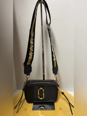 Marc Jacobs Black Saffiano Leather Crossbody Snapshot Camera Bag w 2 Pockets thumbnail 2