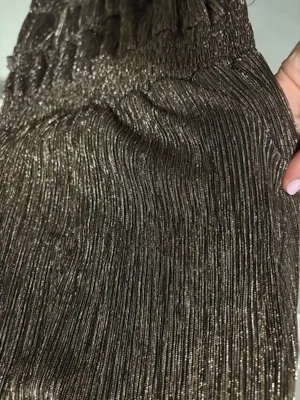 Brown sparkly halter mini dress thumbnail 5