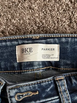 BKE Parker Blue Boot Cut Jeans thumbnail 2