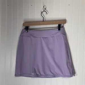 LouKeith Lilac Athletic Skort M Tennis Golf Skirt Built-in Shorts Stretch Purple thumbnail 2