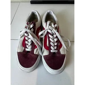 Vans‎ Old Skool Sneakers Women 5.5 Suede Canvas Low Top Skate Shoes thumbnail 2