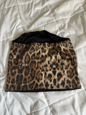 Cheetah Sequin Top Multiple Size M thumbnail 3