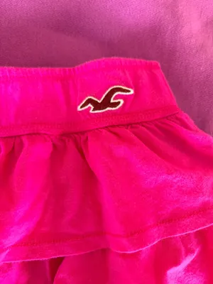 Hollister | Hot Pink Tiered Ruffle Mini Skirt | M thumbnail 3
