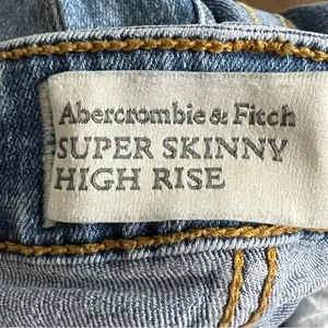 Abercrombie & Fitch Denim Jeans Super Skinny High Rise thumbnail 7