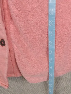 Free People Pink Fleece Shacket thumbnail 10