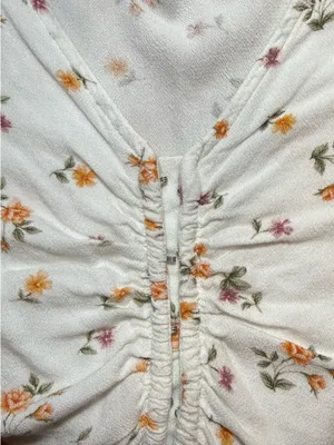 American Eagle White Blouse thumbnail 5