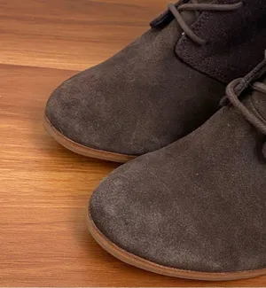 TOMS Women’s Lunata Chocolate Brown Suede/Wool Lace Up Booties Size 8 NWT thumbnail 12