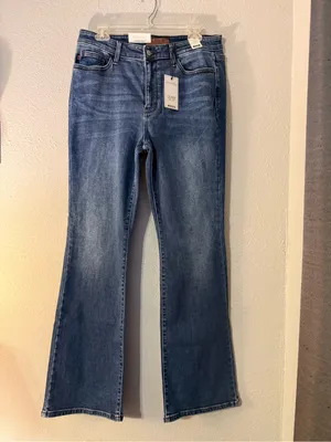 Judy Blue Medium Blue Boot-Cut Women's Jeans thumbnail 4