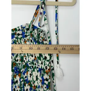 Lost + Wander Floral Smocked Midi Dress XS/S Estimated Boho Cottagecore thumbnail 7