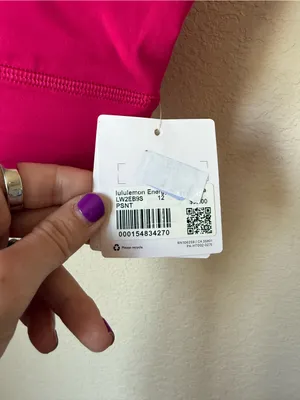 Lululemon Energy Longline Bra Medium Support, B-D Cups Passionate Size 12 thumbnail 4