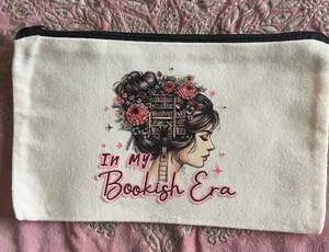 & Other Stories Women’s Canvas Mini Bag Book Lover Design Size 5 by 8 inches NWT thumbnail 1