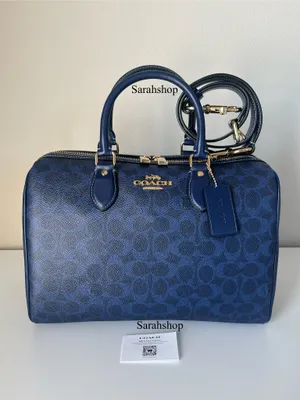 Coach Rowan Large Satchel Bag In Signature Canvas thumbnail 2