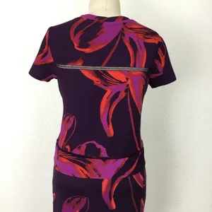 Worthington Women’s Top Skirt 2 Pc Size M Purple /Red Vintage Stretch Comfy thumbnail 10