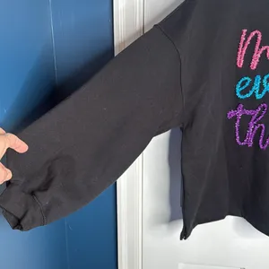 State Of Mine Sparkle Tinsel Merry Everything Sweatshirt W1421 Sz L thumbnail 10