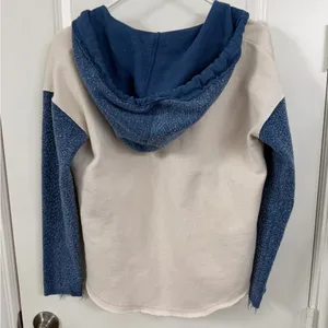 Billabong Blue and Cream V-Neck Sweater thumbnail 3