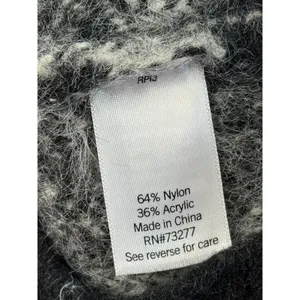 SO Goods For Life Zebra Print Pullover Sweater Women's‎ Large Knit Cozy thumbnail 10