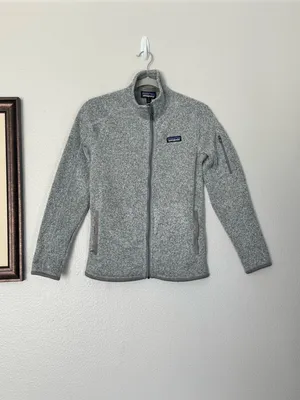 Patagonia Gray Marked Better Sweater Full Zip Fleece Jacket Size Small thumbnail 2