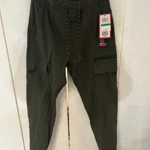 Ring of Fire Dark Olive Cargo Joggers thumbnail 2