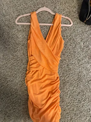 Revolve Orange Mini Dress thumbnail 3