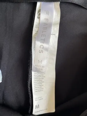 Fabletics Black Motion365+ Twisted Stripe Pull On Pant thumbnail 5