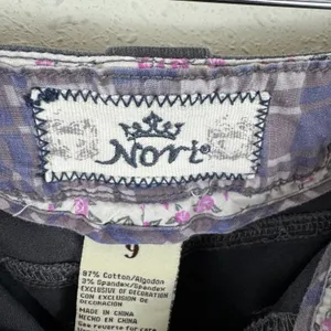 Nori Y2K Womens Brown Stretch Twill Flare Pants Double Button Pocket Size 9 thumbnail 5