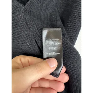 Wilfred Aritzia Black Knit V-Neck Cropped Sweater Vest Wool Cotton Blend Small thumbnail 5