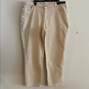 New Abercrombie Curve Love The 90s Straight Mid Rise Jeans Women’s Size 18 Short thumbnail 6