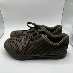 Nobull Perforated Leather Trainer Low Women's Size 10 Mens 8.5 Workout Gym Brown thumbnail 3