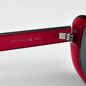 Oceano Sunglasses FRAMES Womens OC029 Red‎ Made in Italy 55-17-140 Ready for RX thumbnail 4
