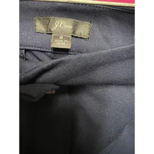J.Crew Navy Blue Slim Fit Ankle Trousers Womens Size‎ 8 Career Work Pants thumbnail 6