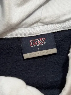 MV Sport Nashville Tennessee Colorblock Pastel Cropped Fleece Hoodie Sweatshirt thumbnail 6
