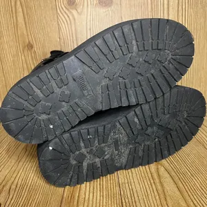 Puma x Fenty by Rihanna SB Black eyelet sneaker platform boots M7 W8 rare thumbnail 4